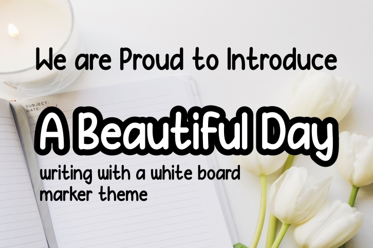A Beautiful Day Font Download