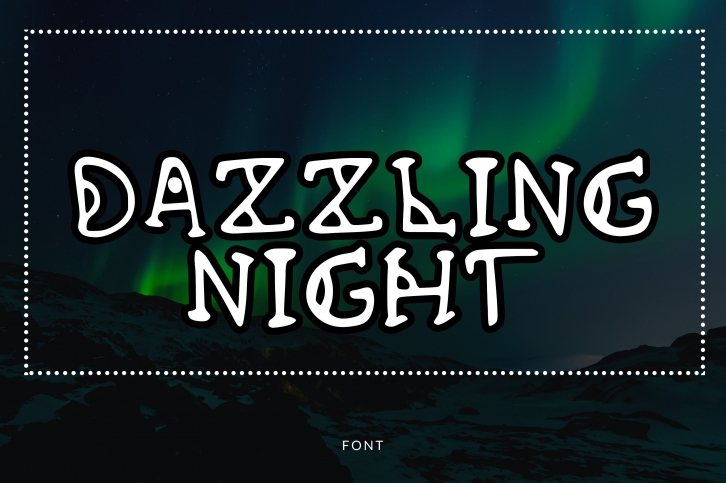 Dazzling Night Font Download