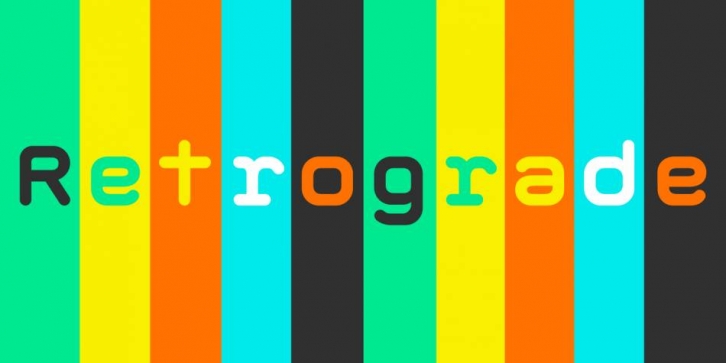 Retrograde Font Download