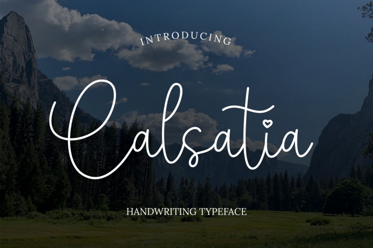 Calsatia Modern Handwritten Font Download