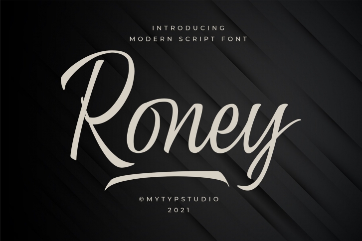 Roney Font Download