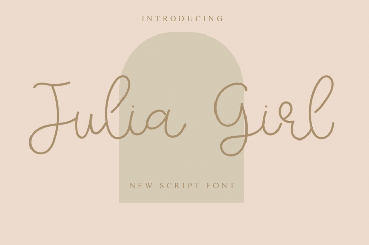 Julia Girl Font Download