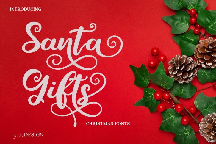 Santa Gifts Font Download