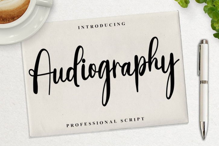 Audiography Font Download