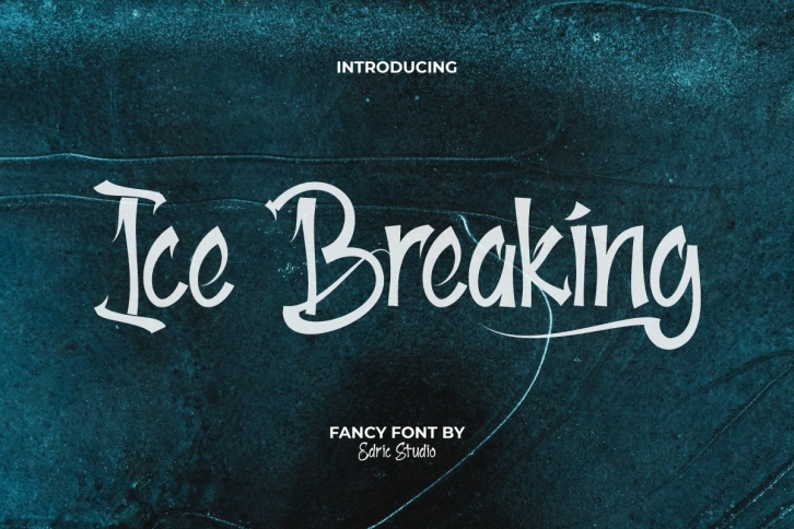 Ice Breaking Font Download