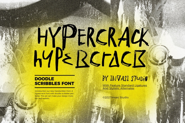 Hypercrack Font Download