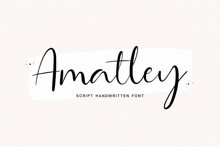 Amatley Script Font Download