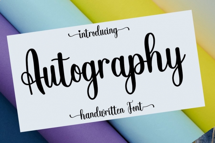 Autography Font Download