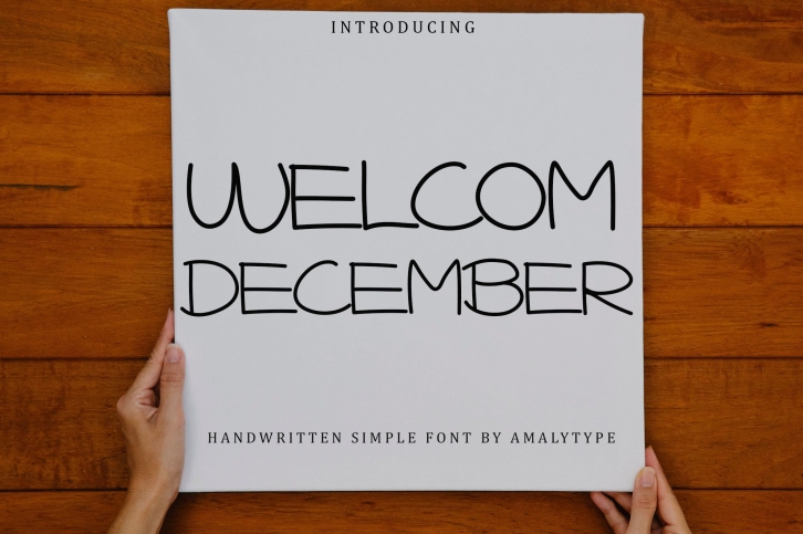 Welcome December Font Download