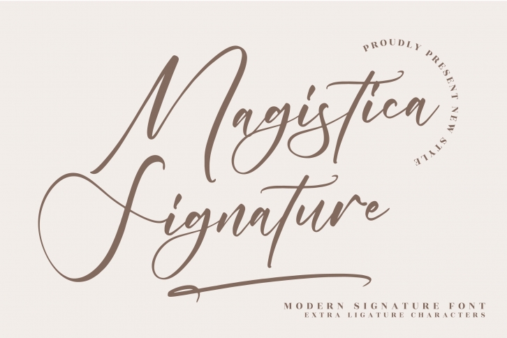 Magistica Signature Font Download