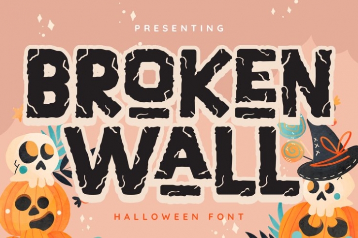 Brokenwall Font Download