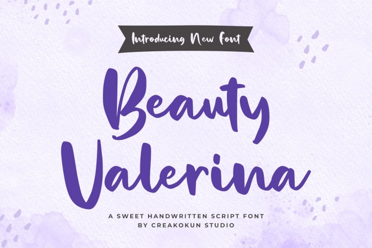 Beauty Valerina Font Download