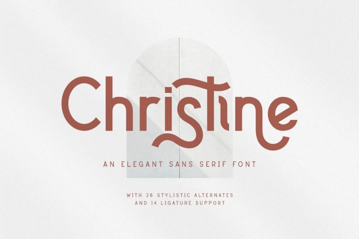 Christine - Advertisement Font Font Download