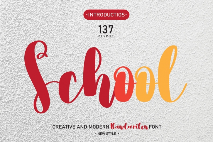 School Font Download