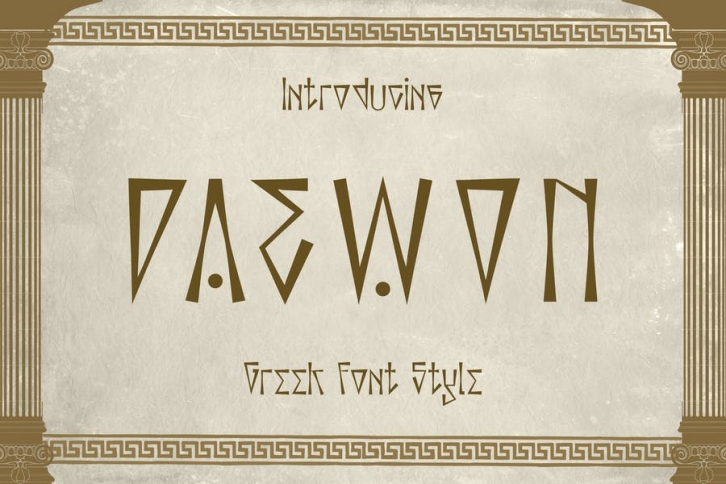 Daewon - Greek Font Style Font Download
