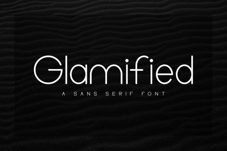 Glamified - Advertisement Font Font Download