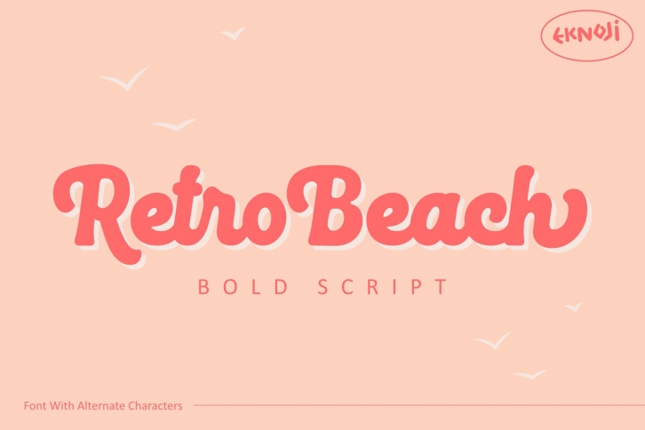 Retro Beach Font Download