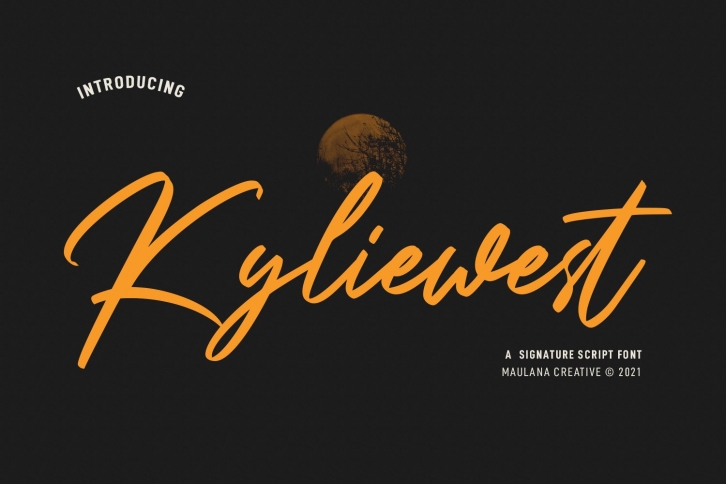 Kyliewest Signature Font Download