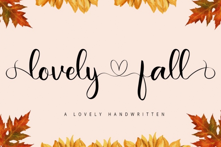 Lovely Fall Font Download
