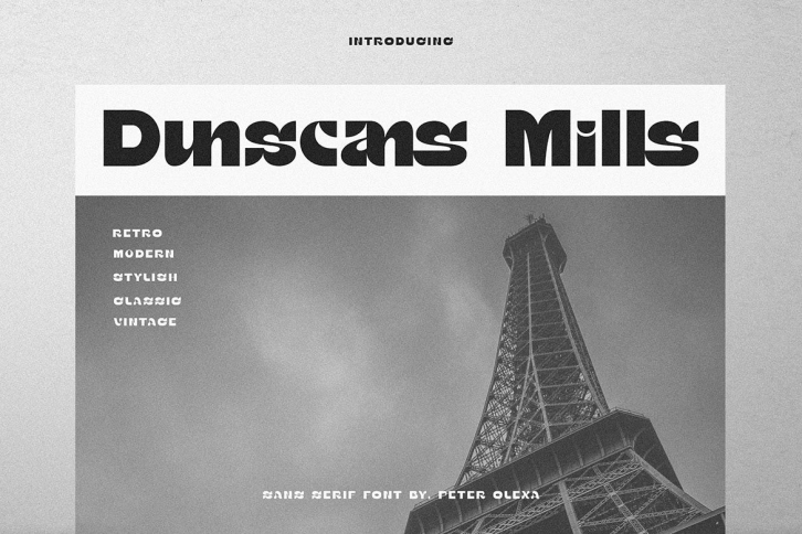 Dunscans Mills Font Download