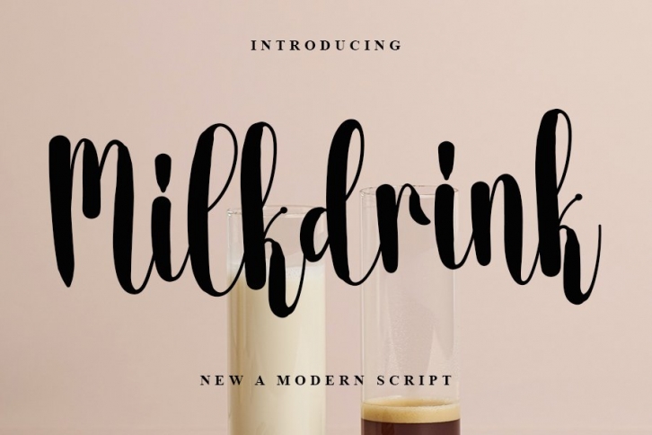 Milkdrink Font Download