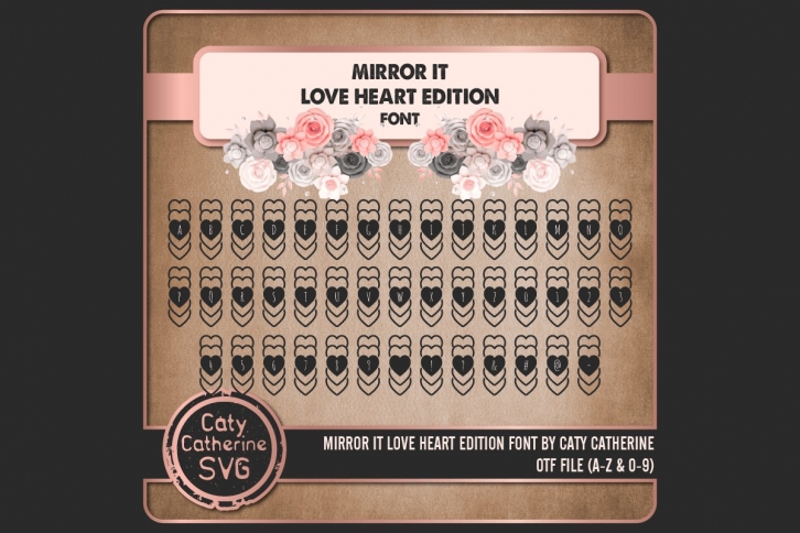 Mirror It Love Heart Edition OTF Font Download