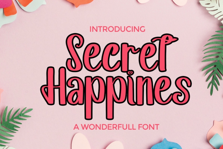 Secret Happines Font Download
