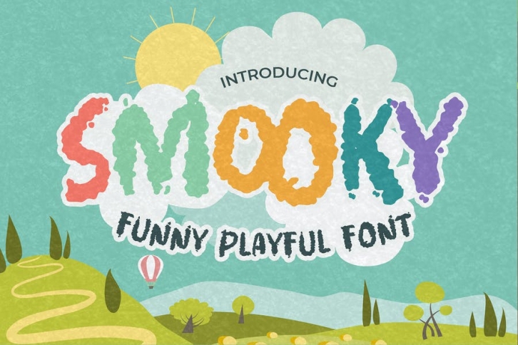 Smooky - Funny Playful Font Font Download