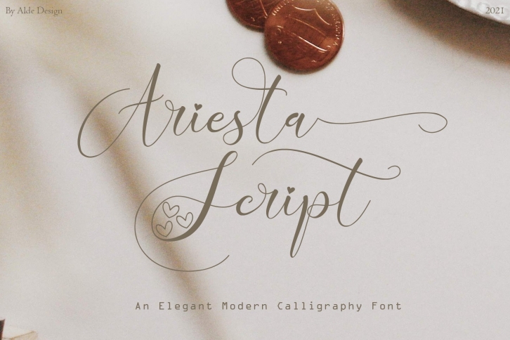 Ariesta Script Modern Calligraphy Font Download