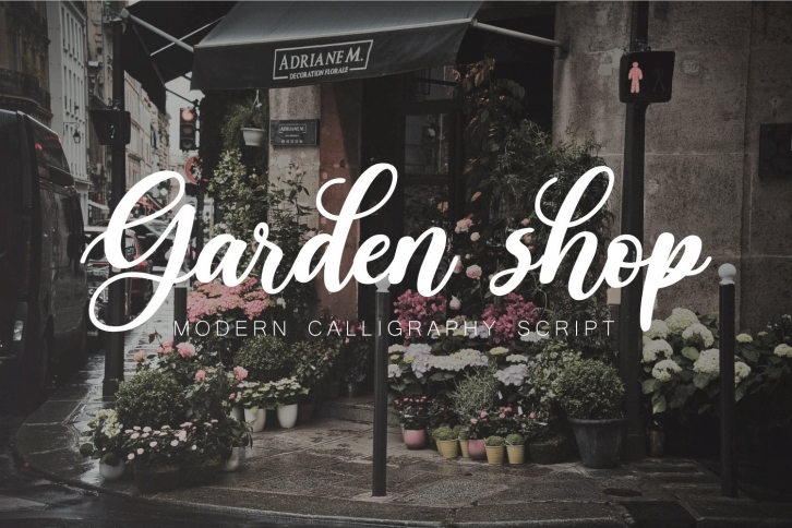 Garden shop Font Download