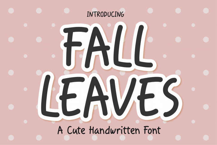 Fall Leaves Font Download
