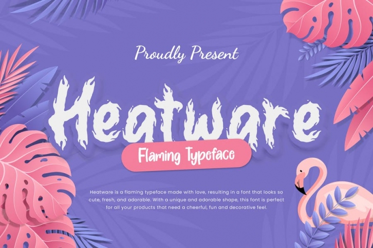 Heatware Flaming Advertisement Font Font Download