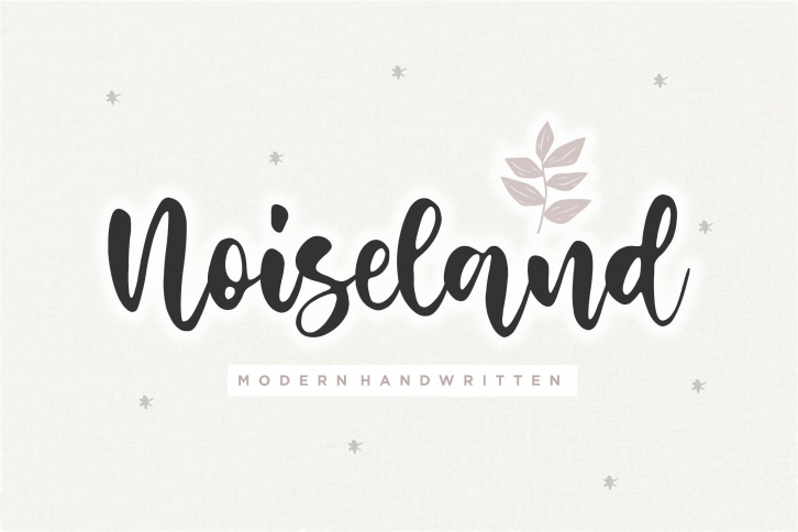 Noiseland Modern Handwritten Font Download