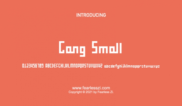 Gang small Font Download