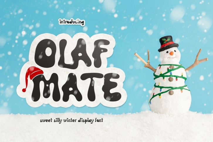 Olaf Mate Typeface Font Download