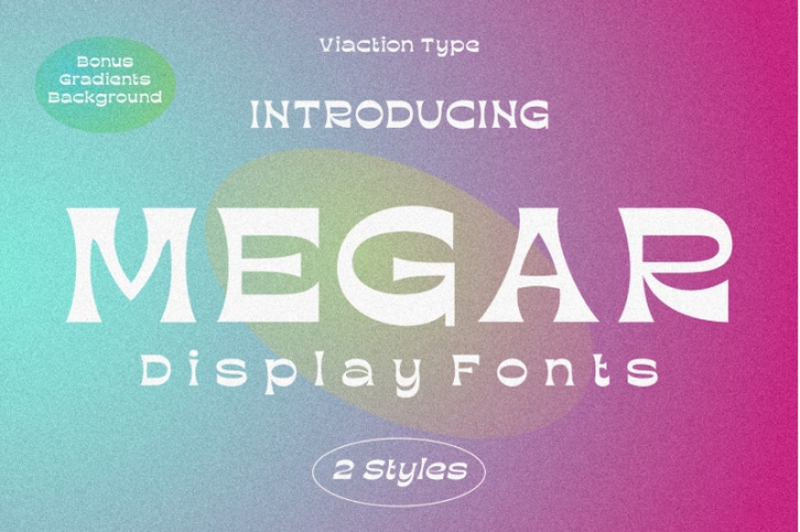Megar + Bonus -Reverse Display Fonts Font Download