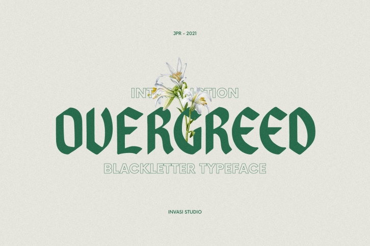 Overgreed Font Download