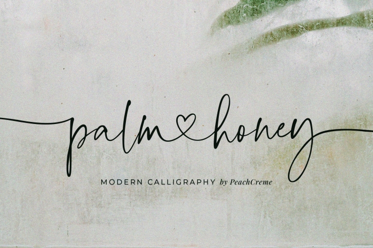 Palm Honey Lovely Modern Font Download