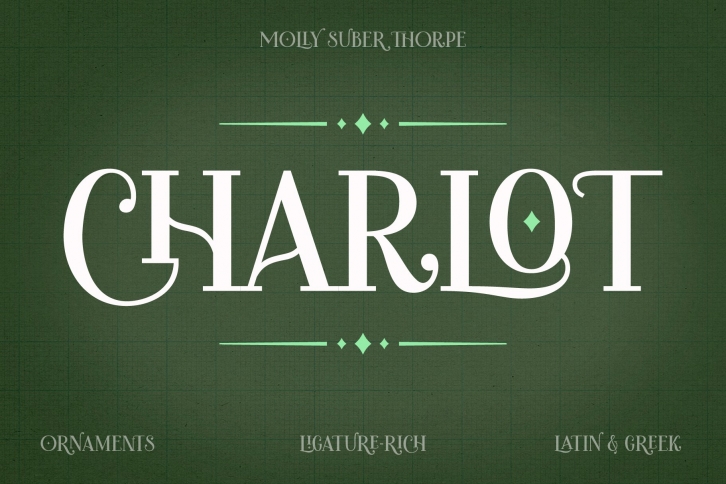 Charlot Decorative  Ornaments Font Download