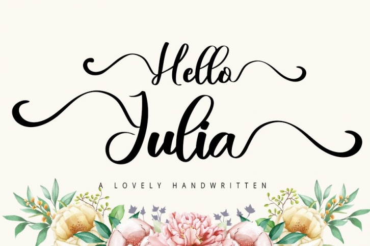 Hello Julia Font Download