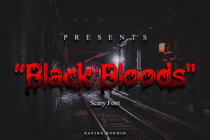 Black Bloods Font Download
