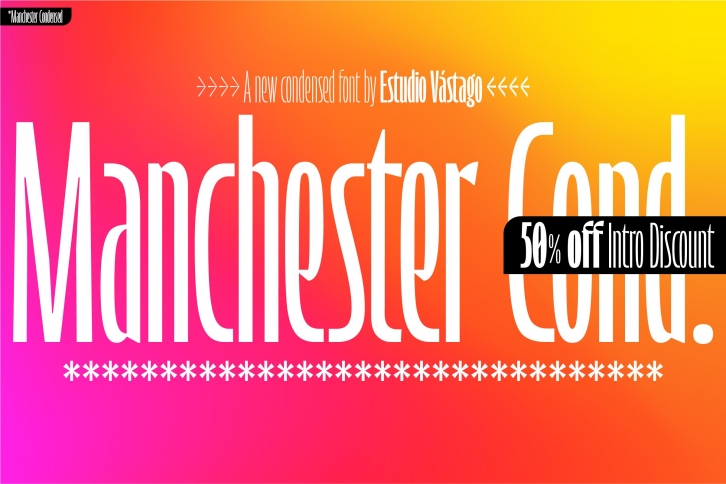 Manchester Condensed Variable Font Download
