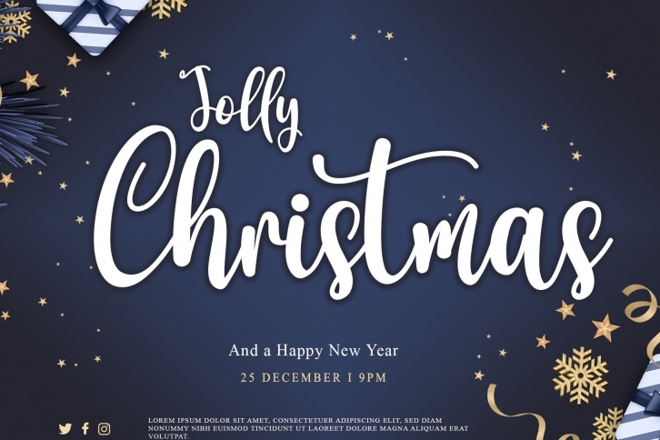 Jolly Christmas Font Download