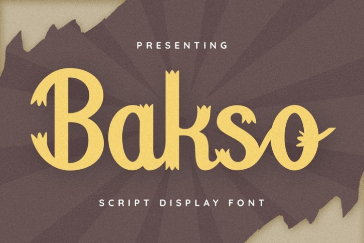 Bakso Font Download