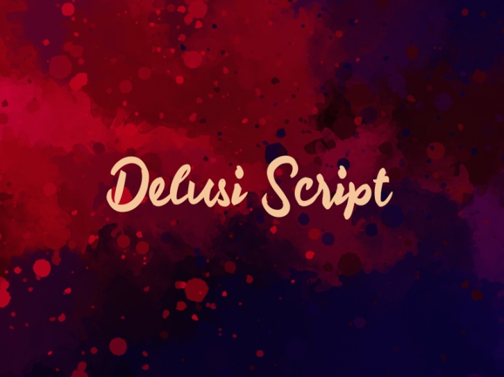 D Delusi Scrip Font Download