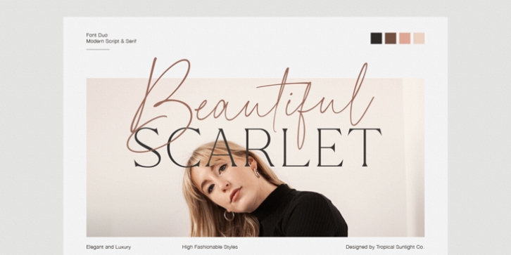 Beautiful Scarlet Font Download