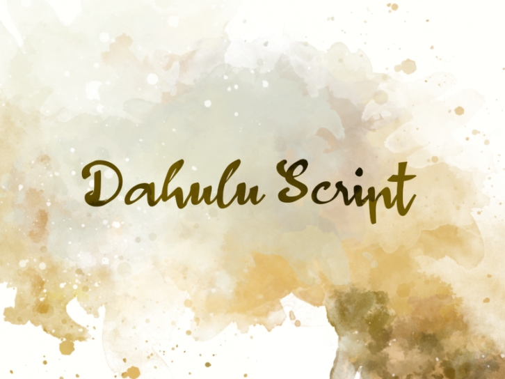 D Dahulu Scrip Font Download