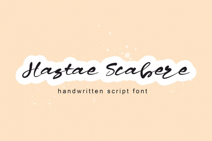 Hastae Scabere script Font Download