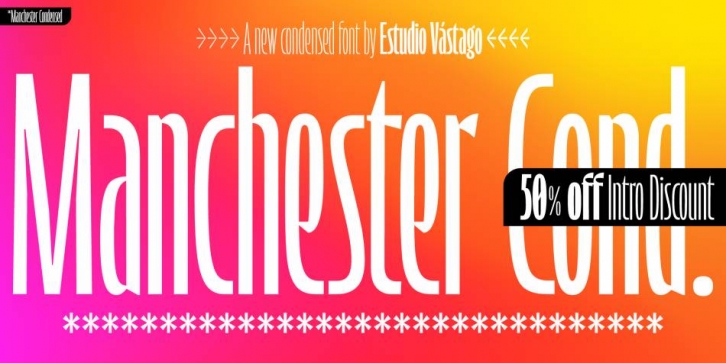 Manchester Condensed Font Download