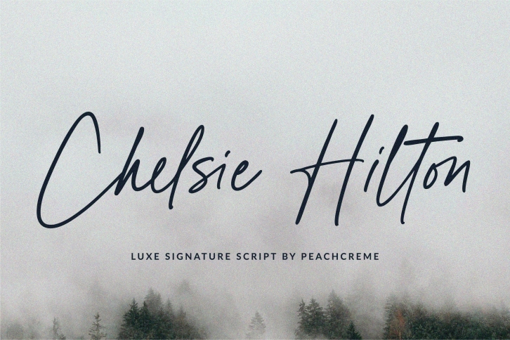 Chelsie Hilton Luxe Script Font Download